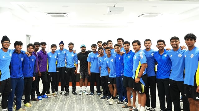 India U-19 team 2025 rohit sharma bcci
