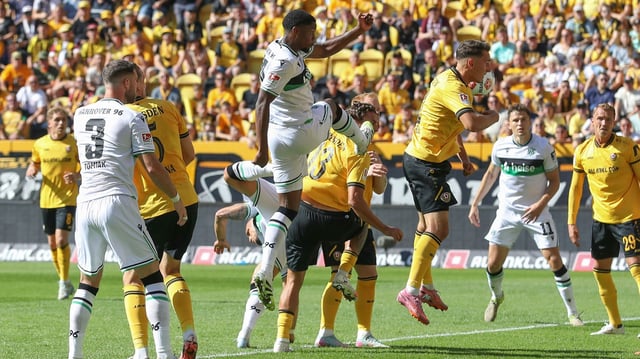 Enges Duell zwischen Dynamo Dresden und Hannover 96