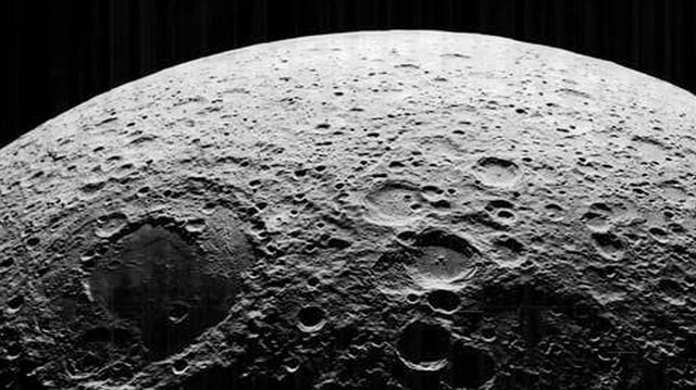 Moon's surface.