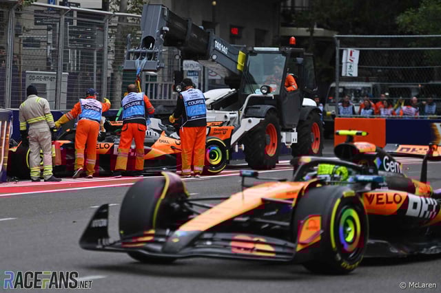 Oscar Piastri, McLaren, Baku City Circuit, 2025