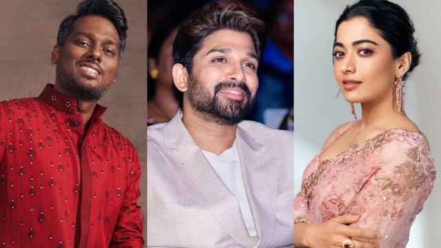 Several celebrities extended birthday wishes to Atlee on Sunday. (Credit: Instagram/@atlee47 @alluarjunonline @rashmika_mandanna)