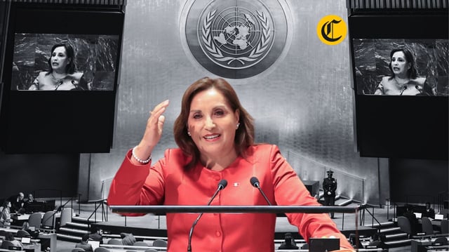 Boluarte participó en la reunión de alto nivel para conmemorar el 78.° aniversario de las Naciones Unida, hace dos años. Especialistas reportaron que no hubo resultados tangibles para el país. (Fotos: Presidencia/Composición El Comercio)