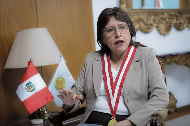 Luciano López, defensor de la suspendida fiscal de la Nación, responsabilizó al ministro del Interior y al director de la PNP por cualquier atentado contra la integridad de su clienta. (Foto: GEC)