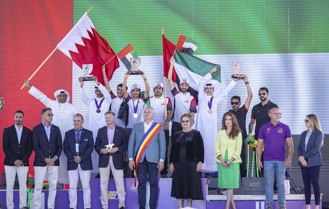 راشد المهيري بطل العالم لـ «قدرة الشباب والناشئين»