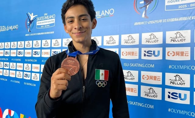 Gana Donovan Carrillo bronce y boleto a Juegos Olímpicos de Invierno