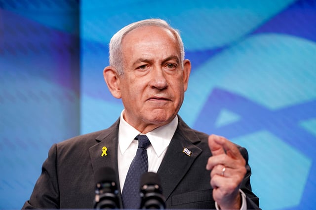 El primer ministro israelí reiteró que no permitirá un Estado palestino y anunció medidas tras la Asamblea de la ONU, en reacción al reconocimiento de Reino Unido, Canadá y Australia. (Foto de Nathan Howard / AFP).