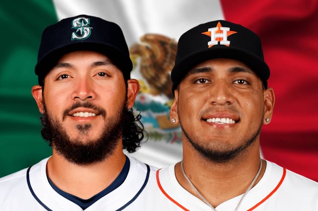 Este domingo se llevará el tercer duelo de mexicanos: Isaac Paredes y Ramón Urías por los Astros, mientras que por los Marineros están Andrés Muñoz y Randy Arozarena. (Foto: Especial GH)