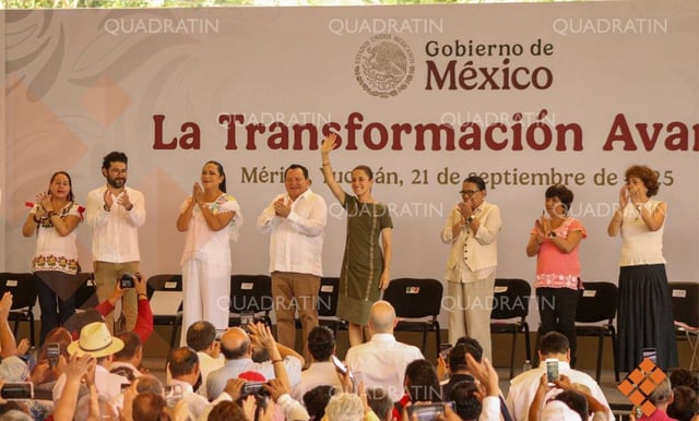 Yucatán camina de la mano de su Presidenta: gobernador Joaquín Díaz