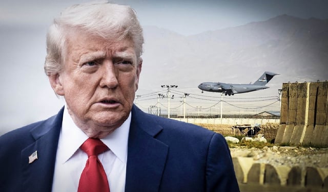 Talibanes responden amenazas de Trump y aseguran que devolver base militar de Bagram a Estados Unidos es imposible