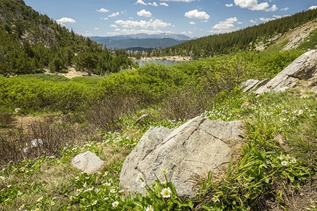 A perfect summer day was enjoyed by hikers going to St. Mary’s Glacier near Idaho Springs, Colorado. (Dawn Wilson Photography)