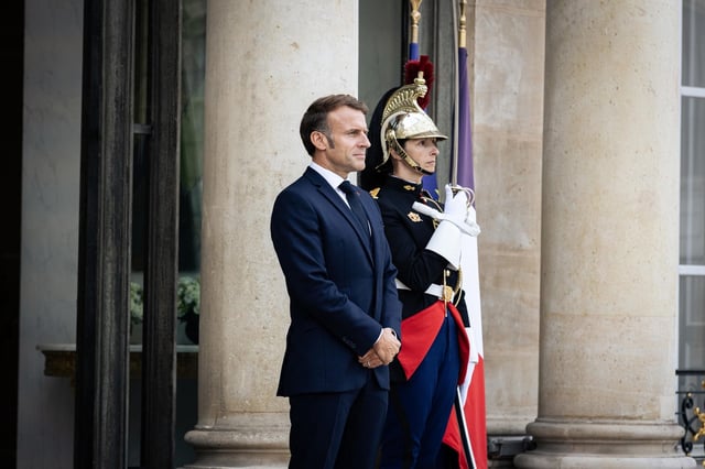 El presidente de Francia, Emmanuel Macron