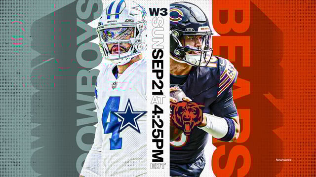Cowboys vs Bears - NFL Week 3