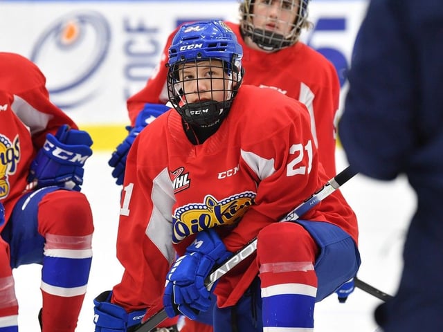  Joe Iginla was taken by the Edmonton Oil Kings in the first round (12th overall) of the Western Hockey League prospects draft in 2024.