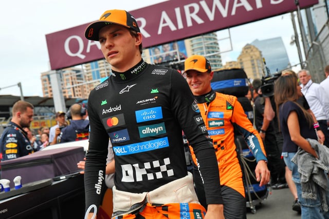 Oscar Piastri will not get a grid penalty in Singapore, despite not serving his five second penalty in Azerbaijan. Image: XPB Images