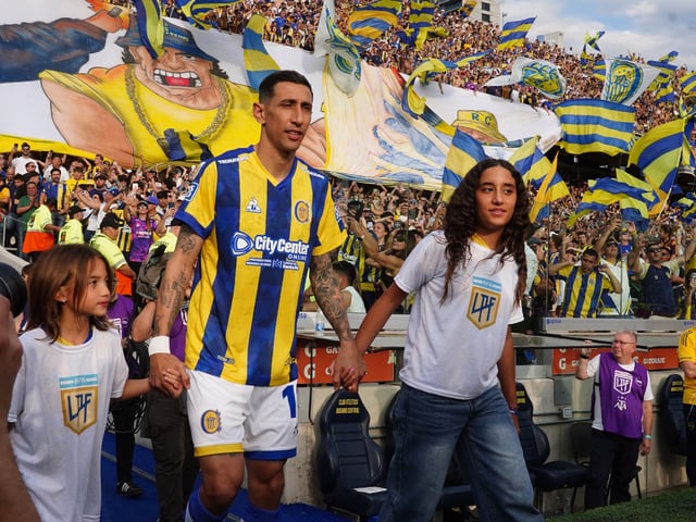 Angel Di María volverá a ser titular en Rosario Central. Foto MARCELO CARROLL - CLARIN
