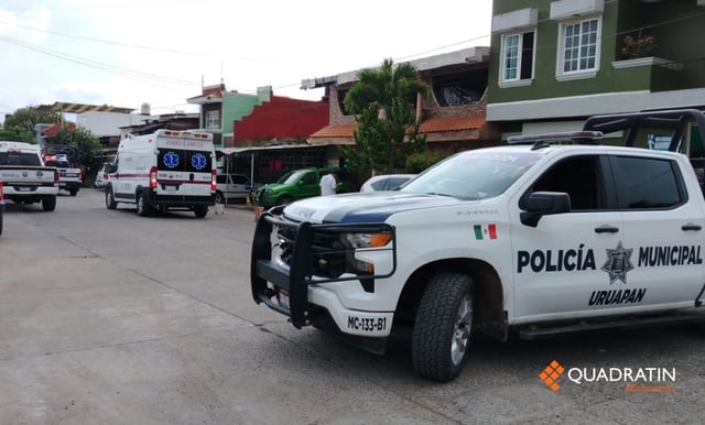 Mujer resulta herida de bala en la colonia La Mora de Uruapan