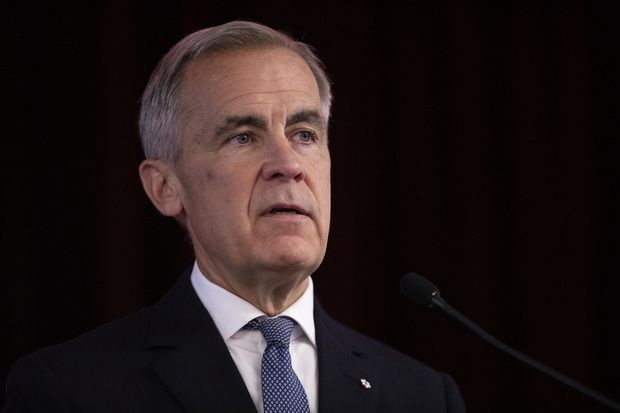 Prime Minister Mark Carney delivers opening remarks at the Liberal caucus in Edmonton on Wednesday September 10, 2025. THE CANADIAN PRESS/Amber Bracken