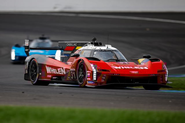The #31 Action Express Racing Whelen Cadillac V-Series.R of Earl Bamber, Jack Aitken, and Frederik Vesti. Image: Lumen Digital Agency/Jake Galstad