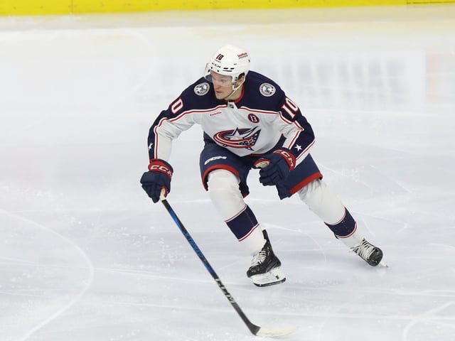 Dmitri Voronkov, Columbus Blue Jackets (Amy Irvin / The Hockey Writers)