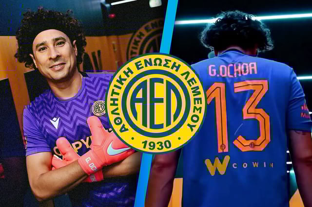 Guillermo Ochoa está cerca de debutar con el AEL Limassol de Chipre. (Fotos: @ael_fc_official)