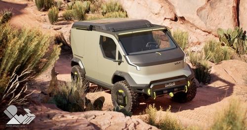 This photo, provided by Kia Corp., shows the automaker's PV5 WKNDR concept model. (PHOTO NOT FOR SALE) (Yonhap)