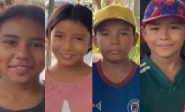 Reportan a 4 niños desaparecidos en El Treinta de Acapulco
