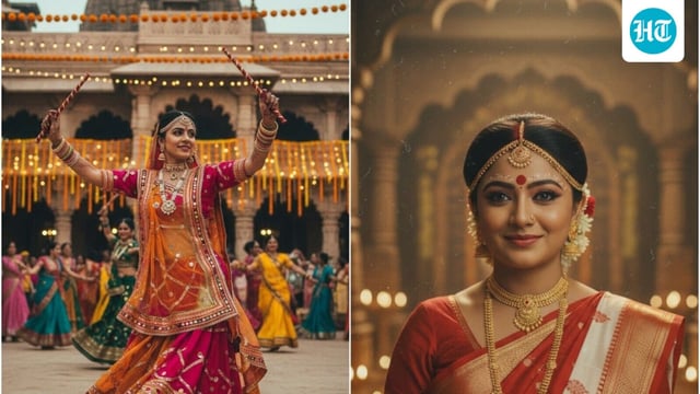From high-energy Garba shots to Durga Puja elegance, Gemini AI edits can help make them all