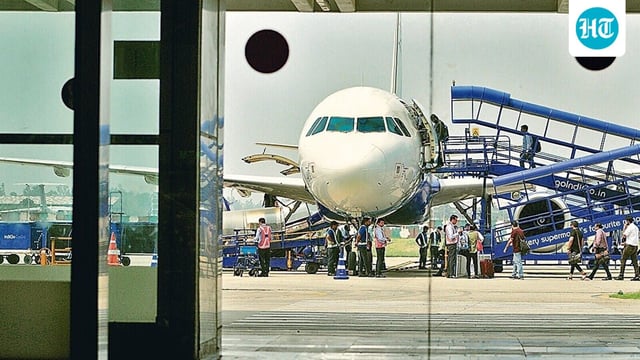 The flight, initially expected to land in Delhi by 4:10 pm, departed Kanpur at 6:03 pm.