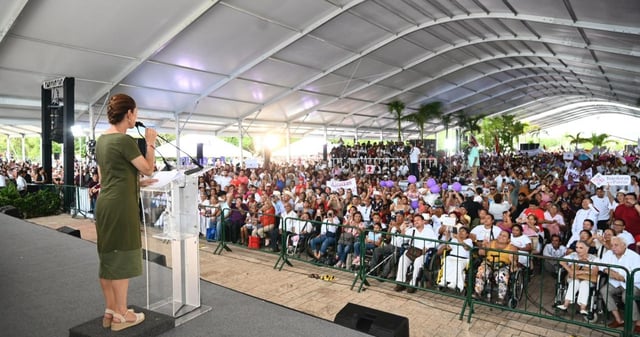 La Presidenta fustigó los pobres resultados para el país durante la "larga noche neoliberal". Foto: Presidencia