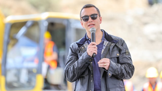 Daniel Noboa, presidente de Ecuador.
