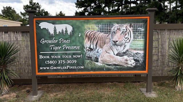 A man was killed by a tiger at Growler Pines Tiger Preserve in Hugo, Oklahoma, on September 20, 2025.