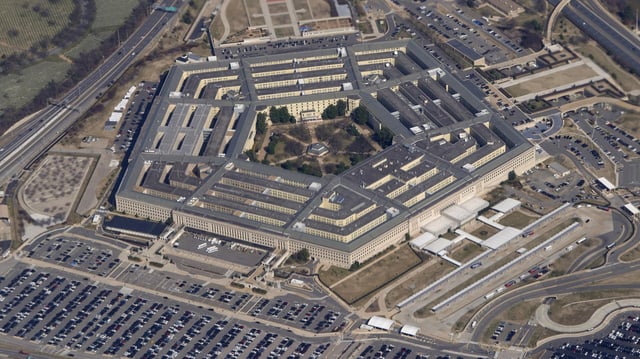 Luftaufnahme des US-Verteidigungsministeriums