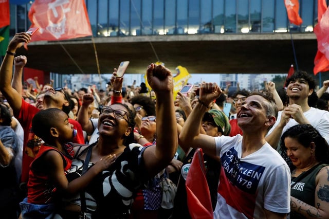 Des manifestants contre le projet de loi sur l’amnistie, à São Paulo, Brésil, le 21 septembre 2025.