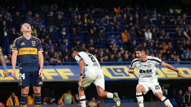 Igualdad. El conjunto santiagueño logró empatar el encuentro con un golazo de Iván Gómez.