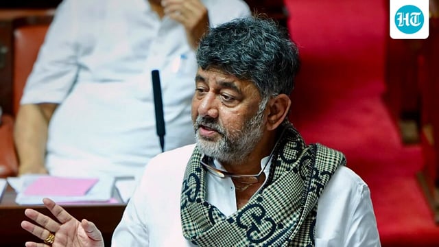 Karnataka deputy chief minister DK Shivakumar cited nationwide road damage and urged industrialists to address complaints to the central government.