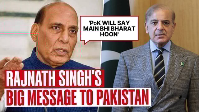 ‘PoK Will Be Ours On Its Own’: Rajnath Singh’s Big Message To Pakistan | Image: Republic