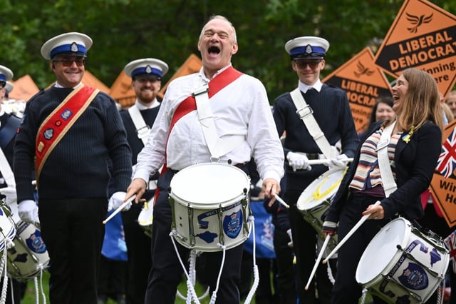 The Lib Dems under Davey need to step up to defend democracy, free speech, human rights and unfettered trade which are coming under attack on all sides (Photo: Finnbarr Webster/Getty Images)
