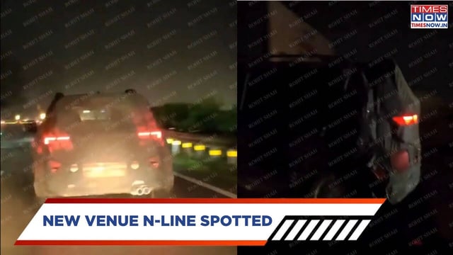 Hyundai Venue N Line spy shot