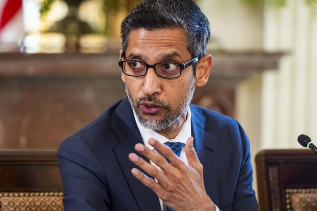 Google CEO Sundar Pichai in Washington, DC on September 4, 2025.