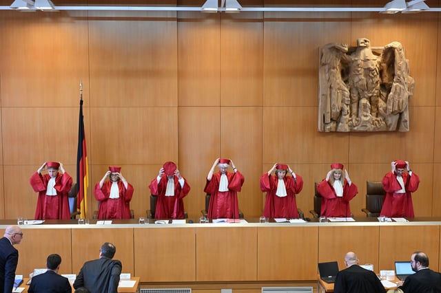 Der Zweite Senat des Bundesverfassungsgerichts.