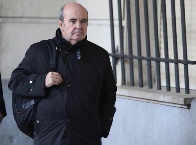 Gaspar Zarrías, a su llegada al juicio del caso ERE.