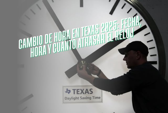 Texas se prepara para el cambio de hora 2025. Conoce la fecha y la forma correcta de atrasar tu reloj en el próximo ajuste horario. | Crédito: Imagen referencial generada con Gemini AI / Composición Mag