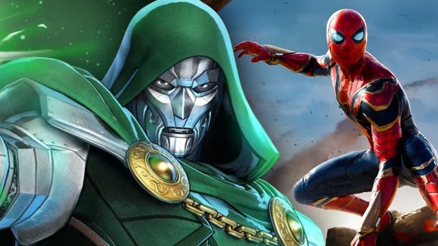 Doctor Doom and Tom Holland's Spider-Man