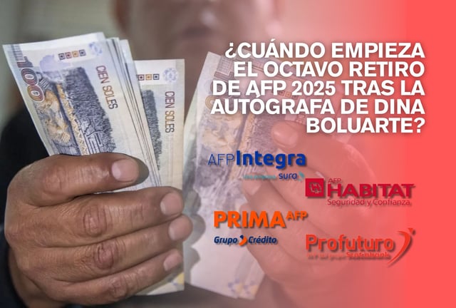 Expectativa en Perú: el Congreso aprobó el octavo retiro AFP 2025 y ahora se espera el cronograma oficial de la SBS tras la autógrafa de Dina Boluarte. | Crédito: Andina / Composición Mix