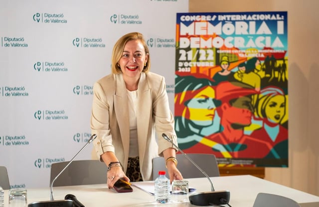 Natàlia Enguix, en la presentación del congreso.