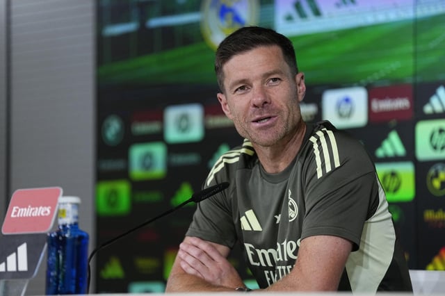 El entrenador del Real Madrid, Xabi Alonso.