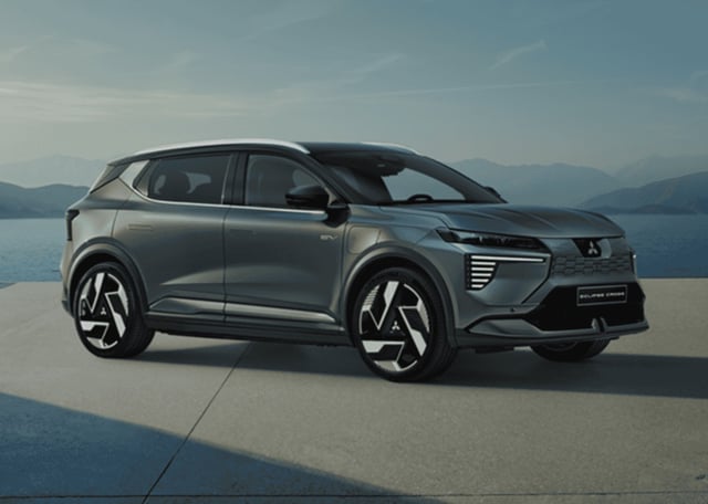 Second generation Eclipse Cross has now morphed into a bigger EV-only crossover underpinned by the Renault Megane E-Tech. Image: Mitsubishi