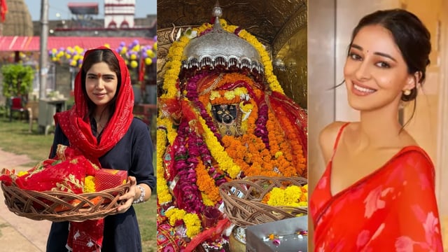 Bhumi Pednekar Starts Navratri Celebrations By Offering Prayers At Bawe Wali Mata Darbar In Jammu; Ananya Panday Reacts