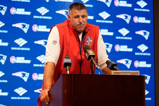 Mike Vrabel speaking after the Patriots' Week 3 loss to the Steelers.
