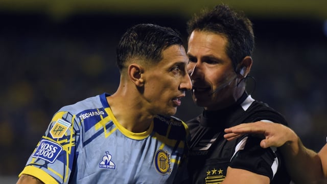 Di María y \"una declaración que no fue\" apuntando fuertemente hacia el arbitraje